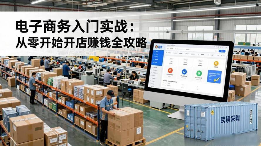 电子商务入门实战 从零开始开店赚钱全攻略